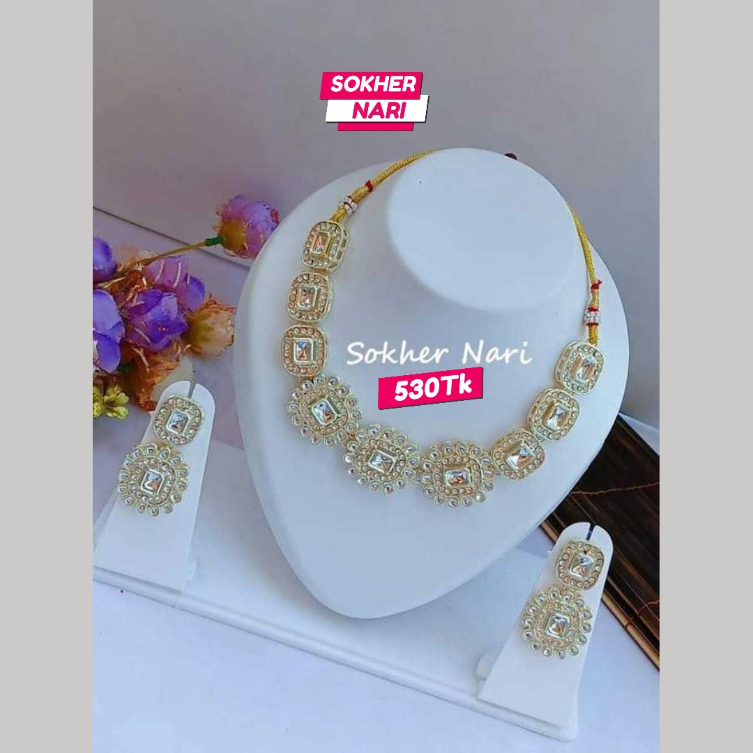 Kundan Choker(White Color)