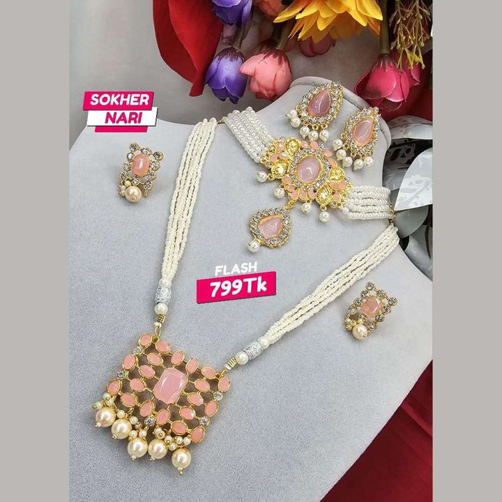 Pearl Choker & Sitahar Combo