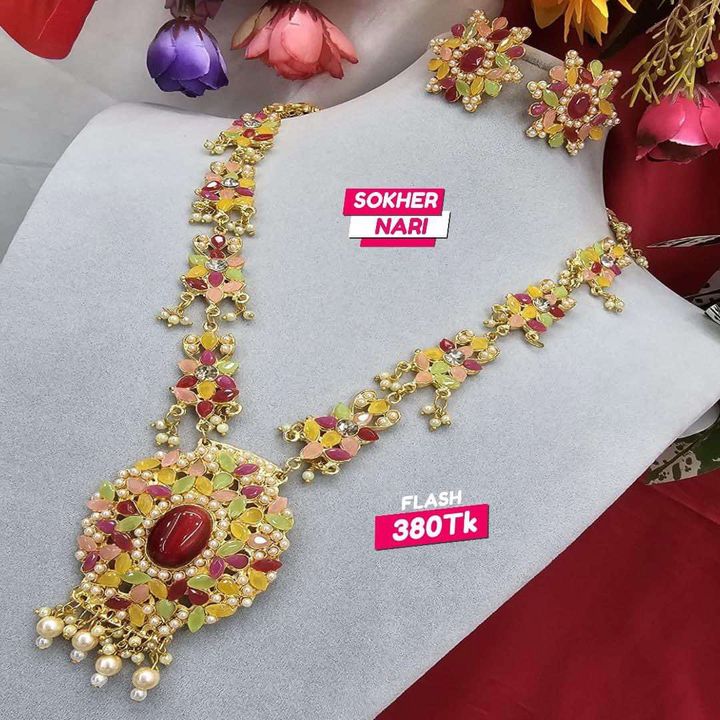 Multi Color Stone worked sita
