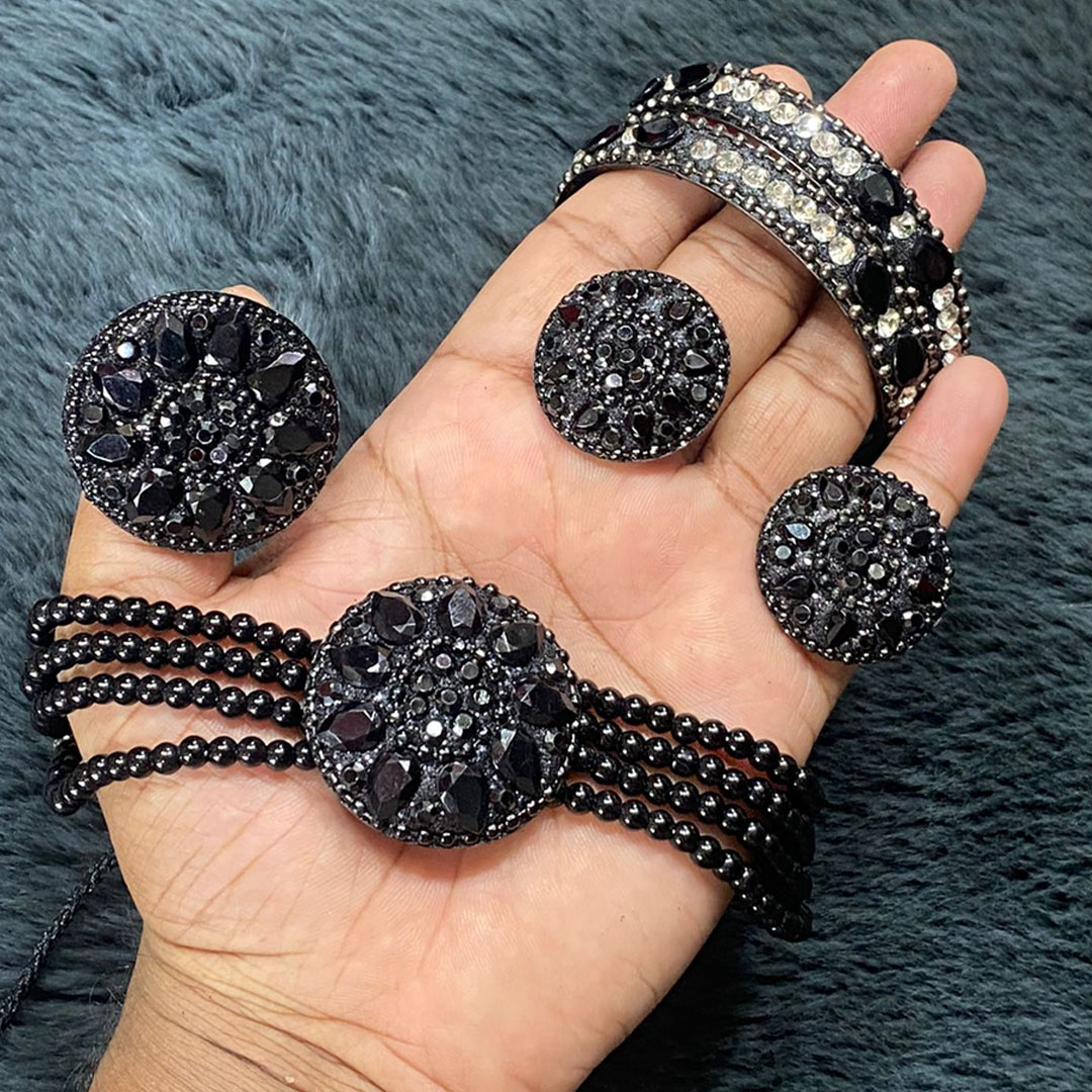 BLACK CHOKER COMBO