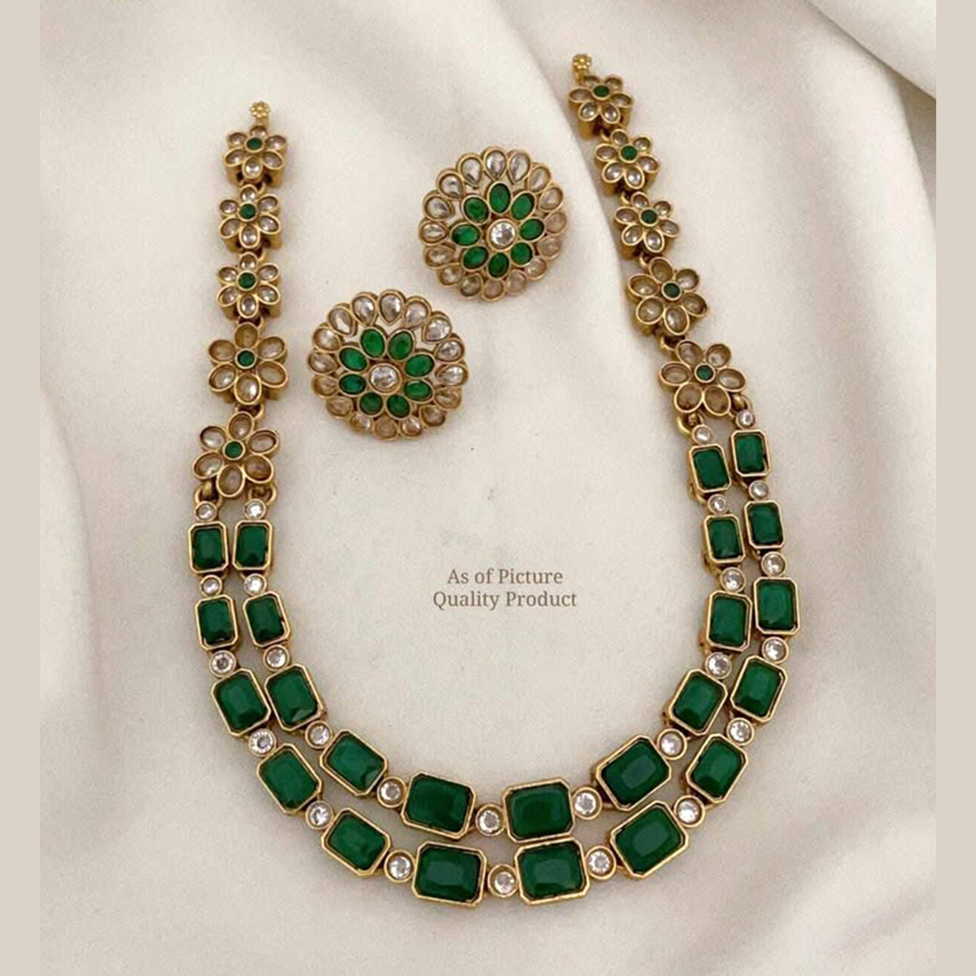 south Indian Kundon Nacklace(Nila)