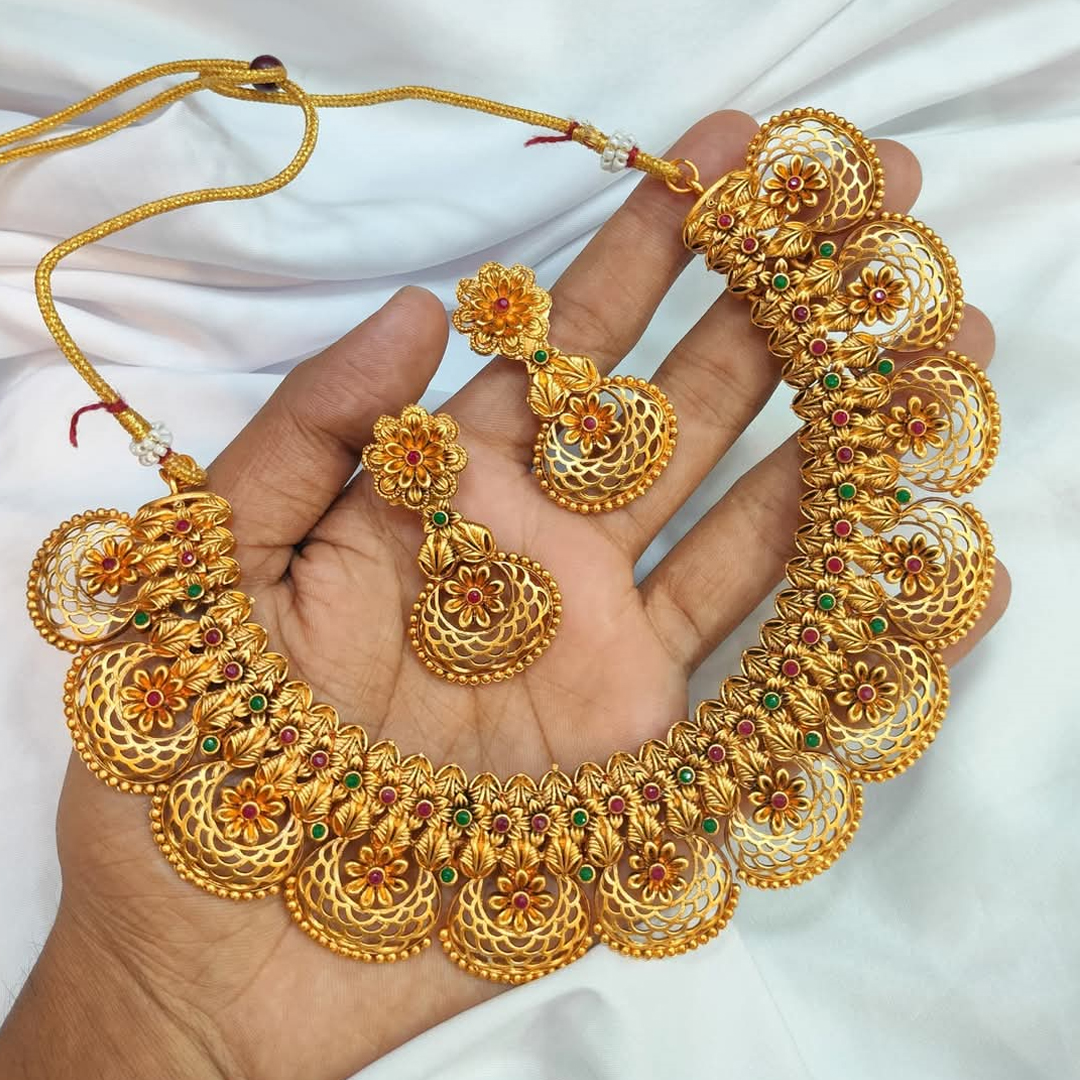 South Indian Copper Necklace