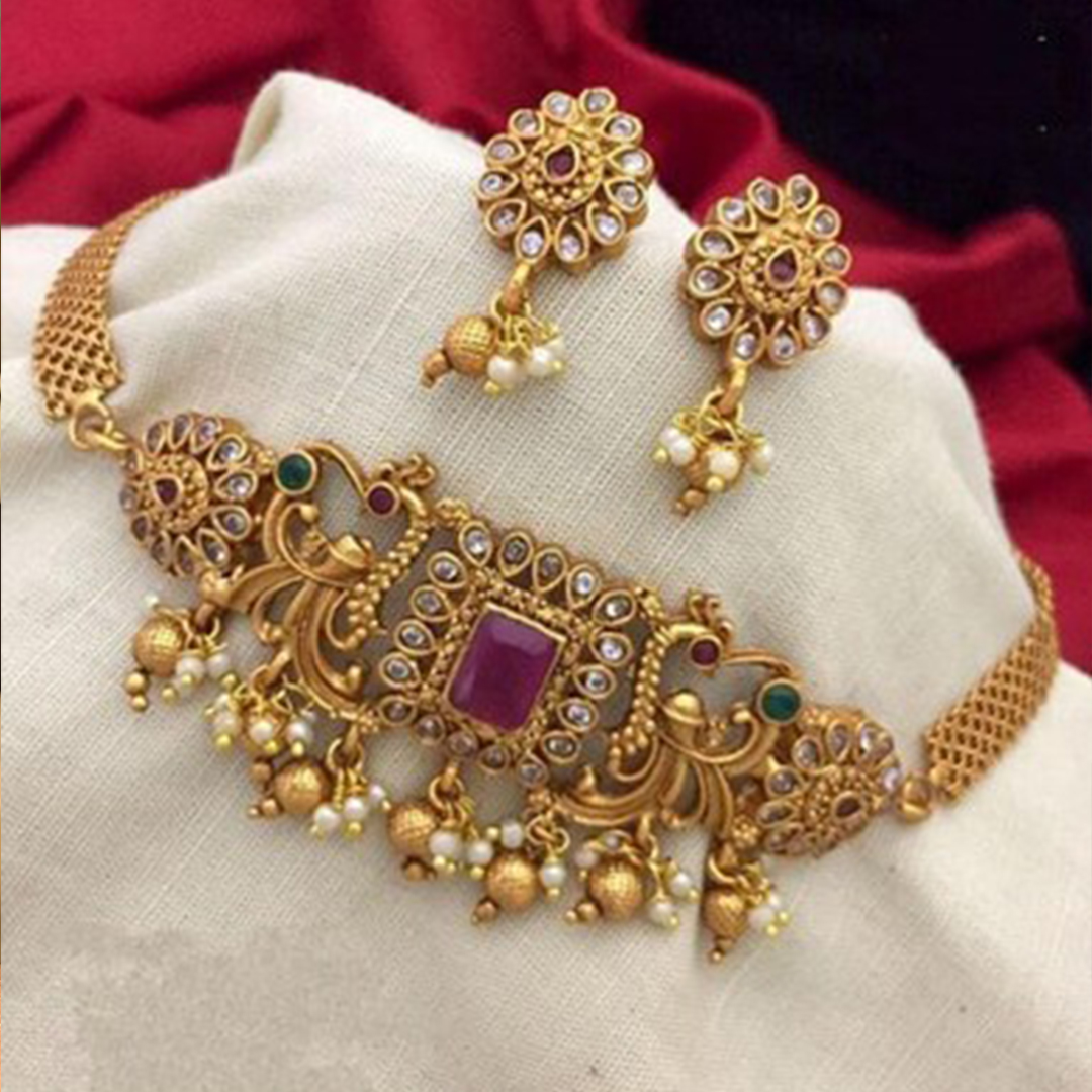 South Indian Peacock Choker