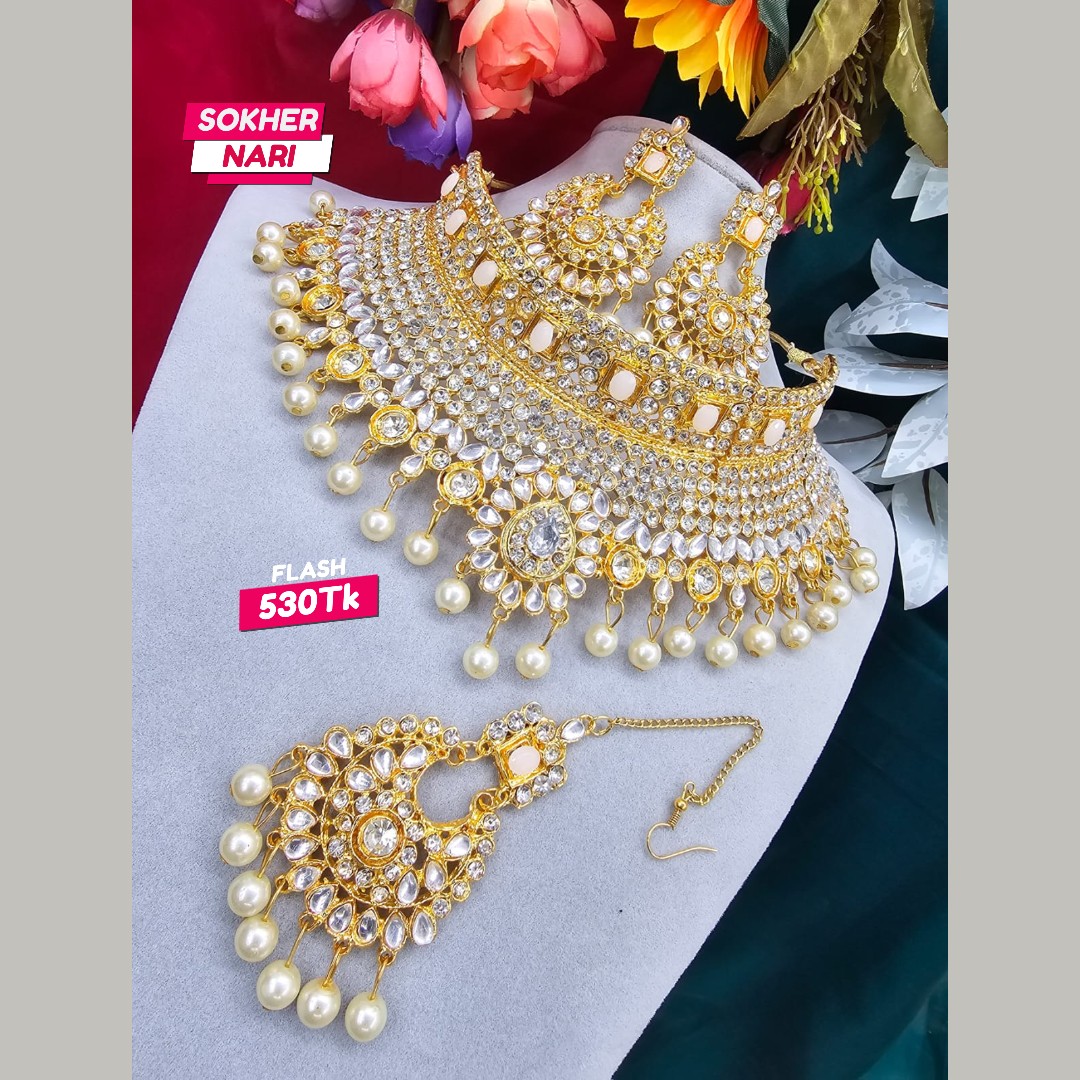 Exclusive  Semi Bridal Necklace