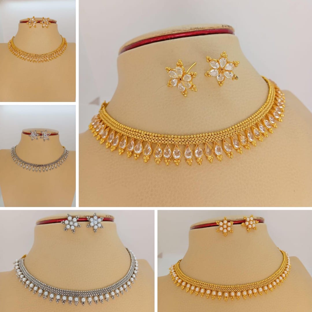 Exclusive AD Stone Minimalistic Choker